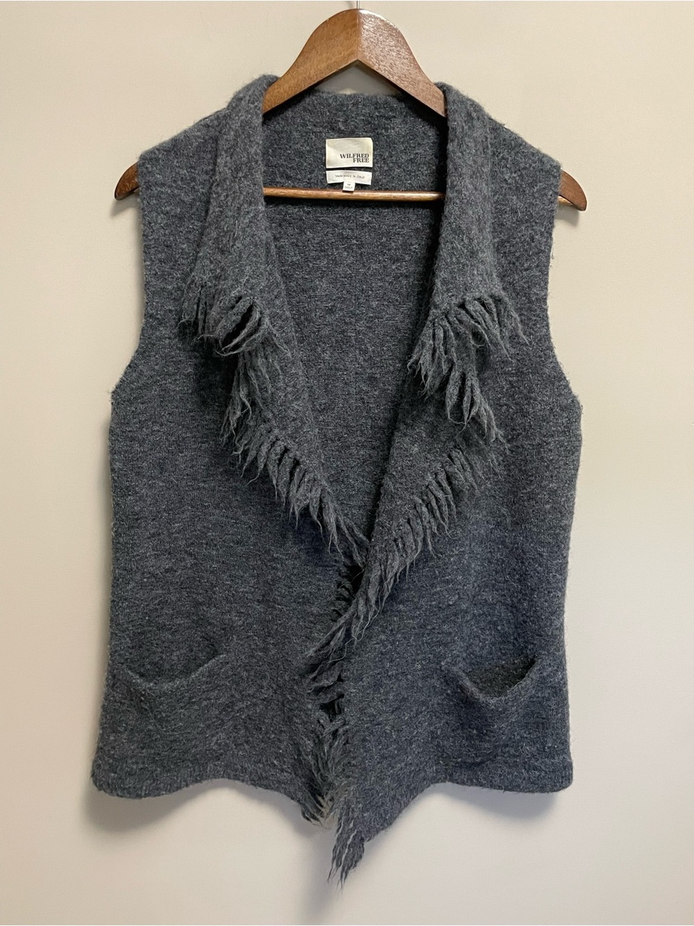 Wilfred Free Italian Wool Swearer Vest Women’s Medium
